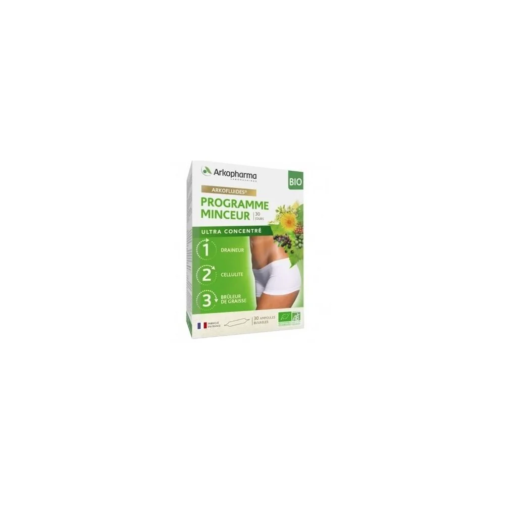 Arkopharma Programme Minceur BIO 30 Ampoules pour Accueil