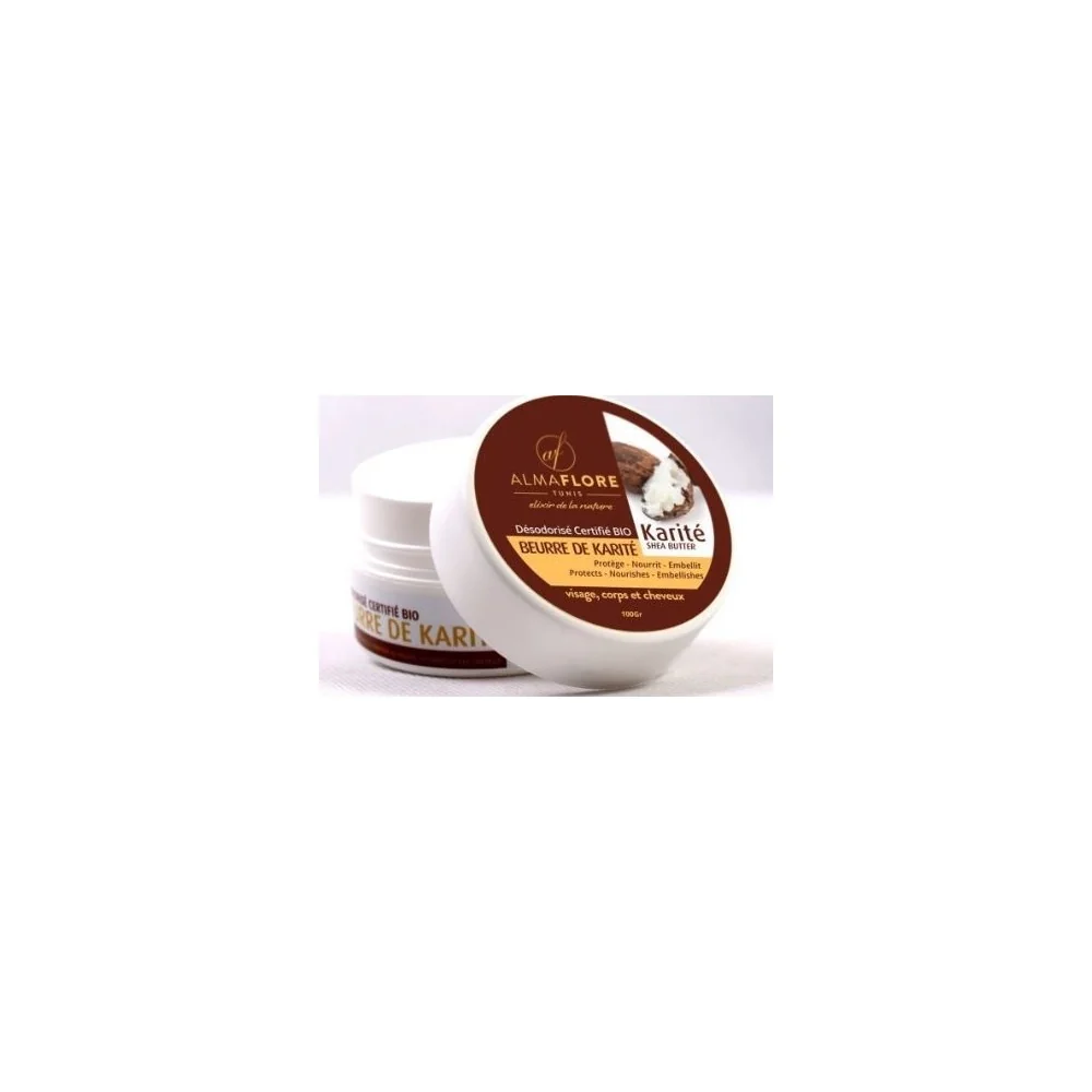 ALMAFLORE BEURRE DE KARITE 100G pour Beauté