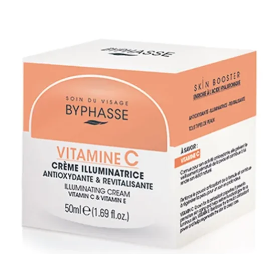 Byphasse Crème illuminatrice vitamine C 50ml pour Beauté