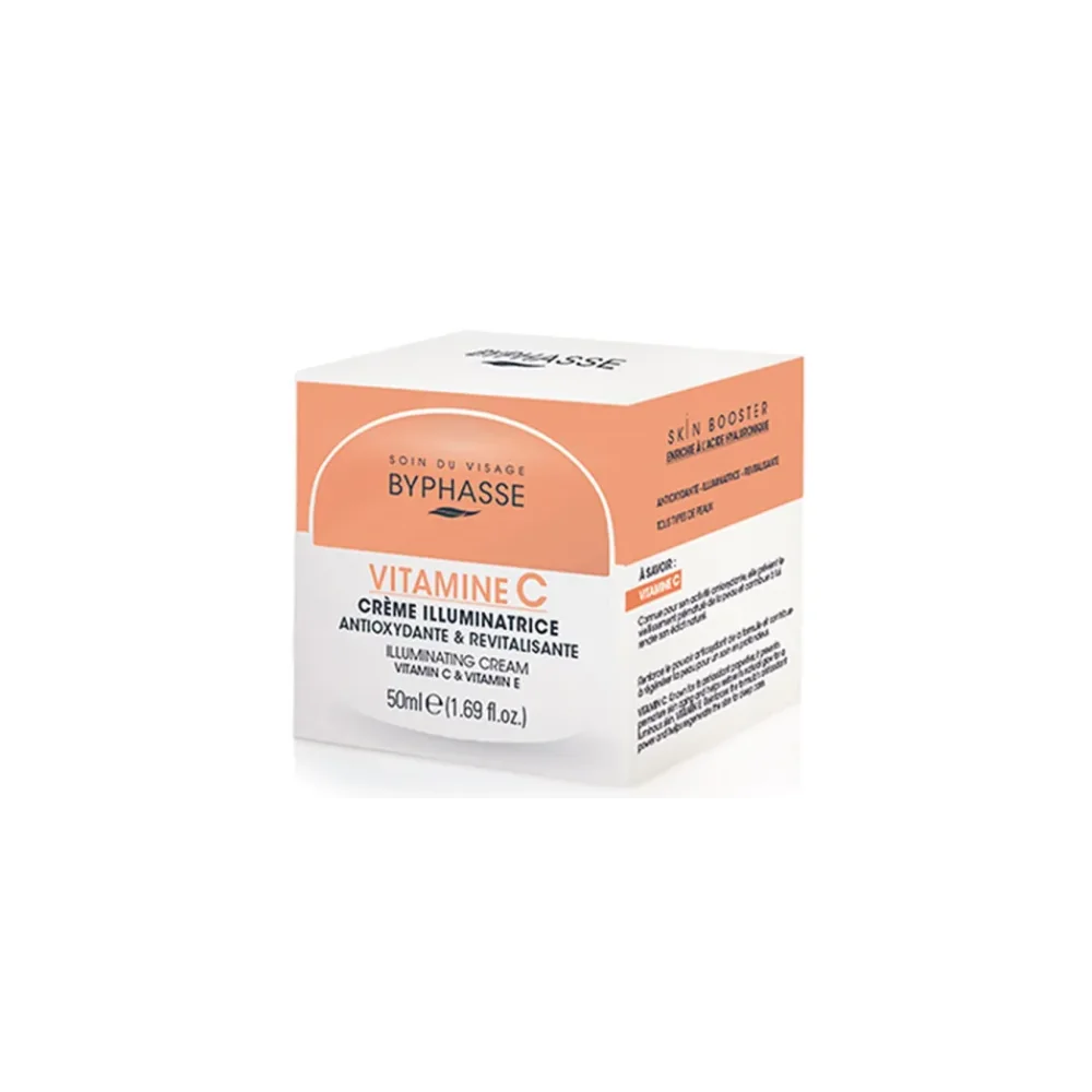 Byphasse Crème illuminatrice vitamine C 50ml pour Beauté