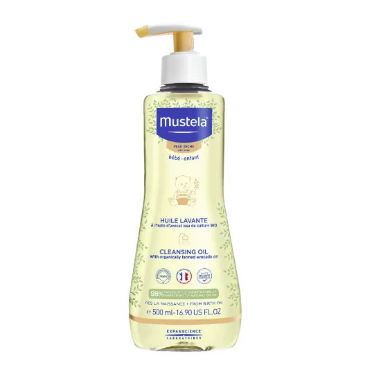 Mustela Huile Lavante 500ml pour Accueil