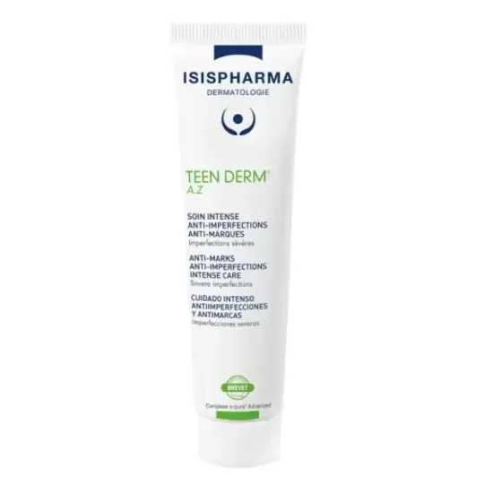 ISISPHARMA TEEN DERM A-Z SOIN INTENSE PEAUX A TENDANCE ACNEIQUE 30M...