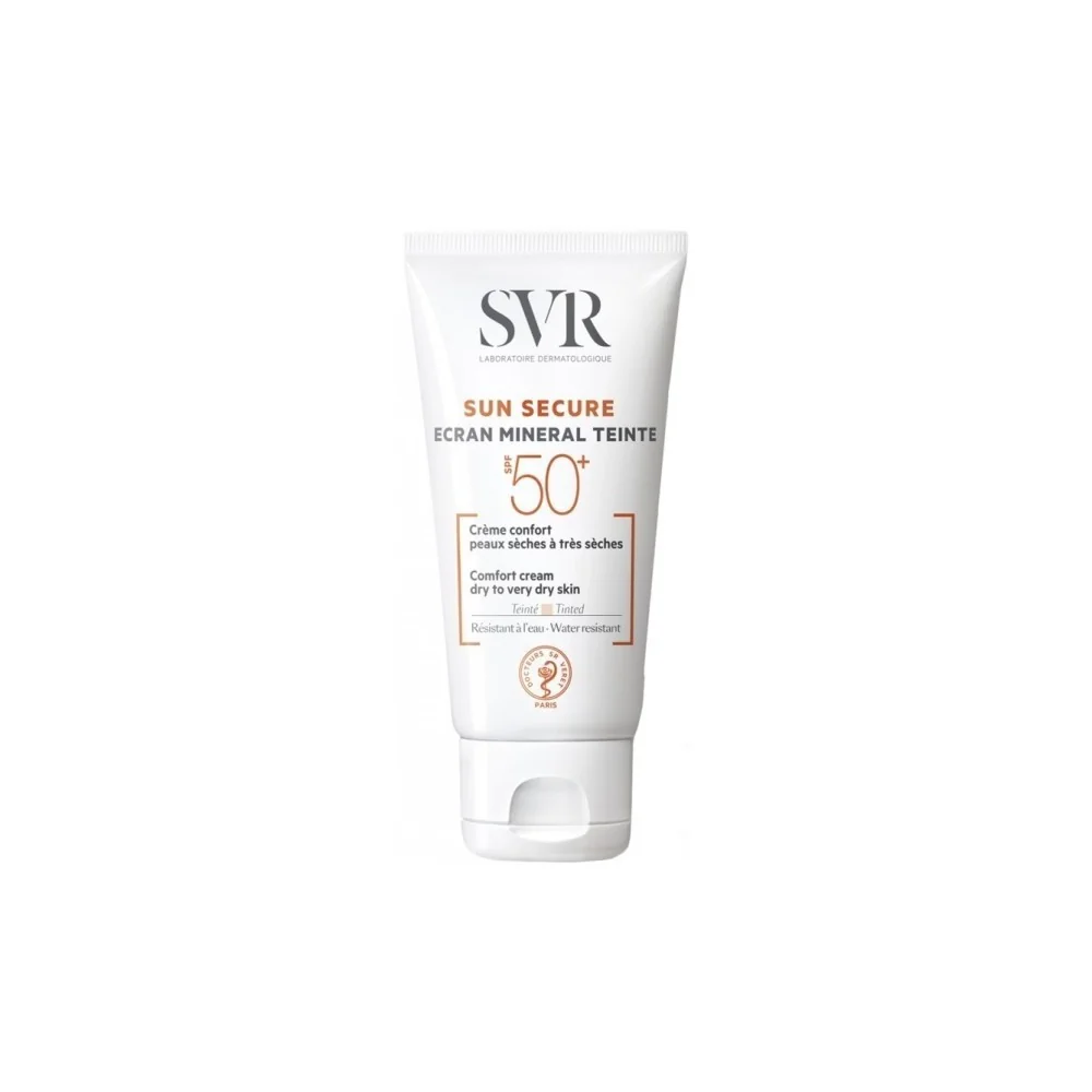 SVR SUN SECURE ÉCRAN MINÉRAL TEINTÉ-Peaux Sèches SPF50+ pour Beauté
