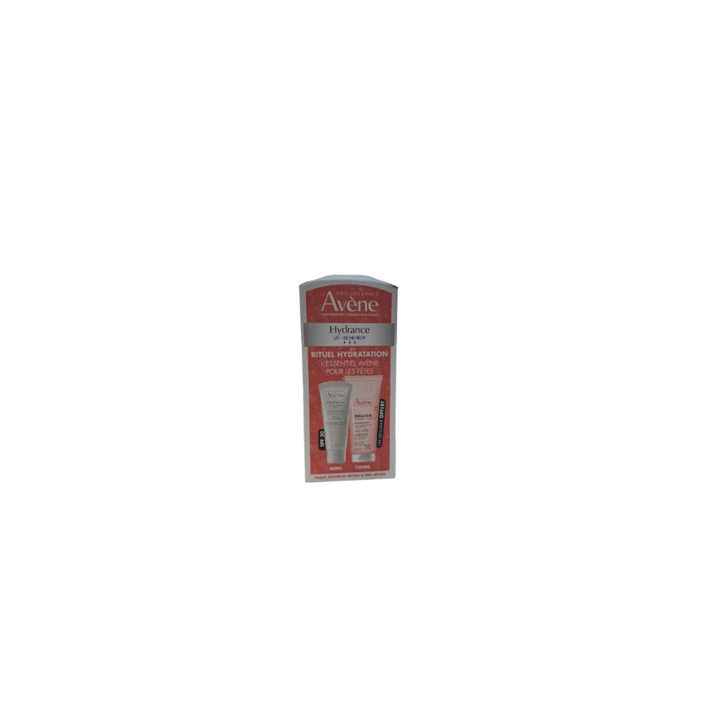 AVENE COFFRET HYDRANCE UV RICHE + GEL NETTOYANT OFFERTE 100 ML pour...