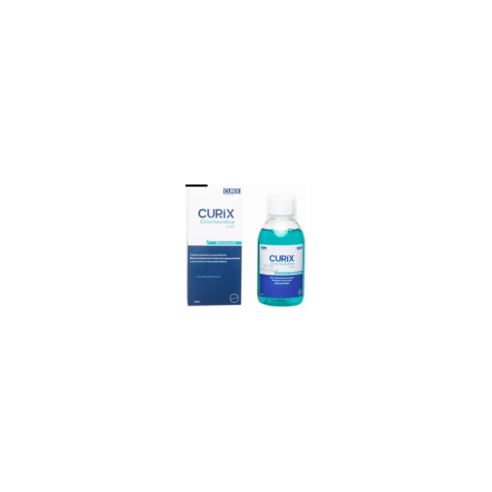 CURIX Bain de bouche CHLORHEXIDINE 0.2% 200 ML pour Femmes