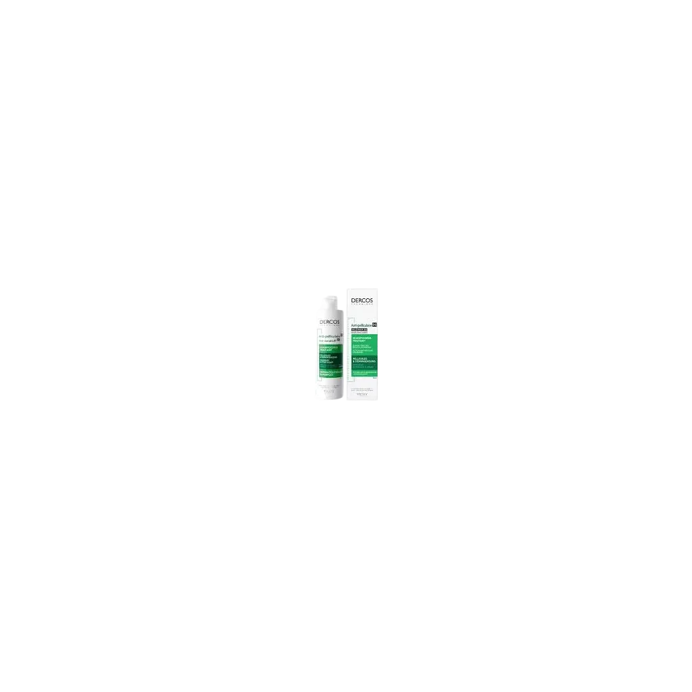 shampoing anti pelliculaire cheveux normaux a gras dercos vichy pou...