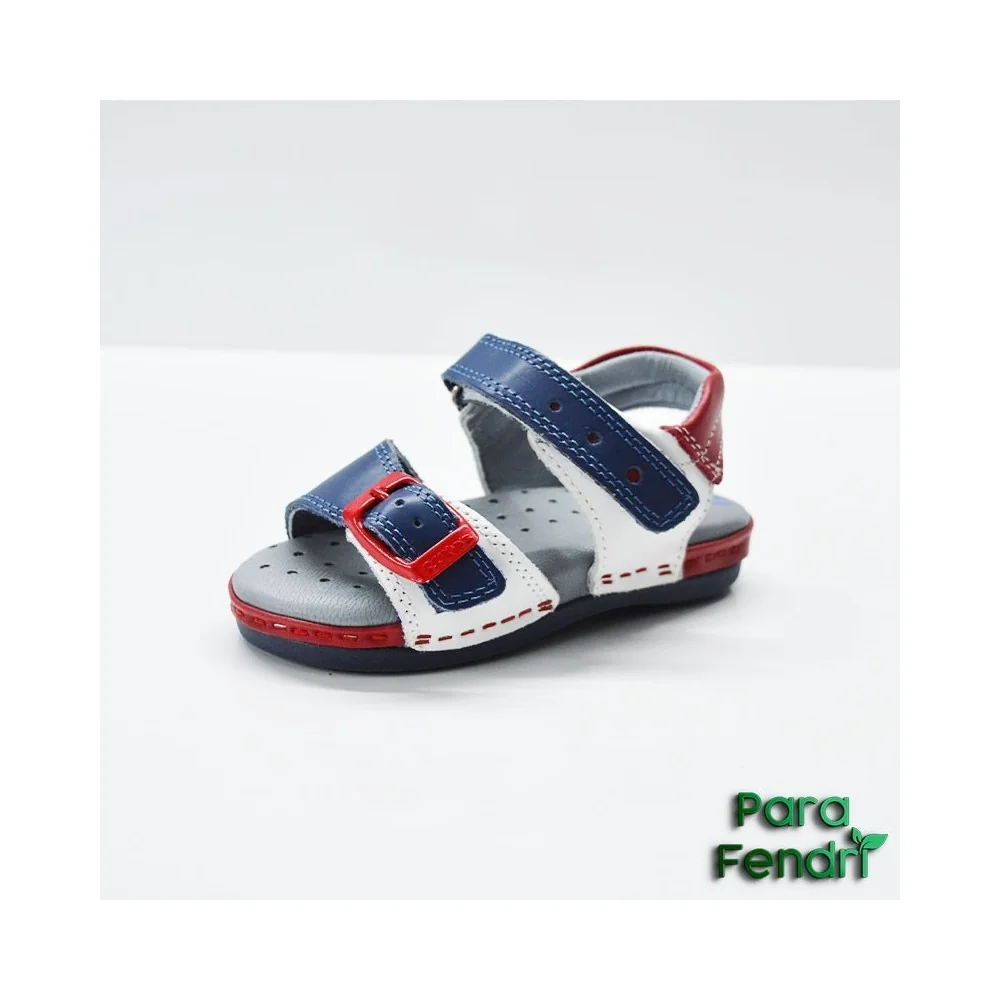 STI SANDALE BLANC+BLEU+ROUGE pour Produits Paramédicaux