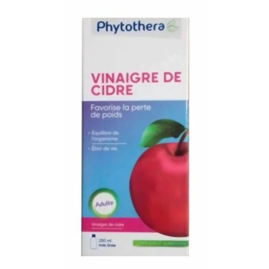 vinaigre de cidre phytothera 250ml pour Beauté