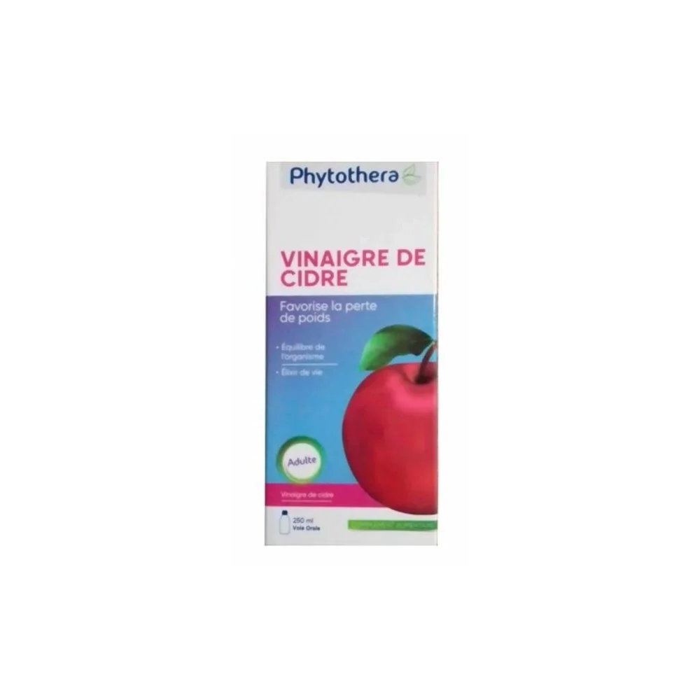 vinaigre de cidre phytothera 250ml pour Beauté