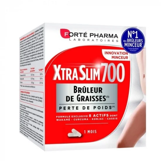 FORTE PHARMA - XTRASLIM 700 BRÛLEUR DE GRAISSES 120 GÉLULES pour Co...