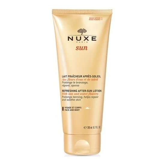NUXE Sun Lait Fraîcheur Après-Soleil Visage et Corps 200ML pour Beauté