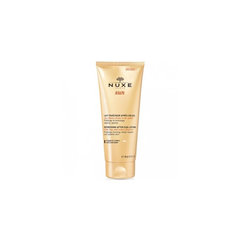 NUXE Sun Lait Fraîcheur Après-Soleil Visage et Corps 200ML pour Beauté