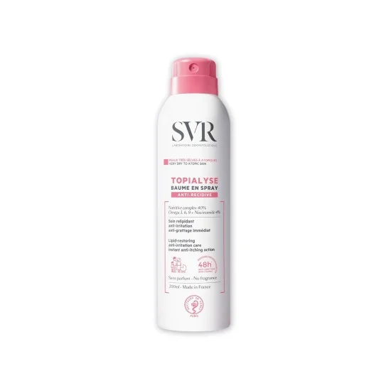 SVR TOPIALYSE Baume en Spray Anti-grattage 200ML pour Beauté