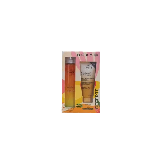 NUXE COFFRET EAU DELICIEUSE + HUILE DE DOUCHE OFFERTE pour Beauté