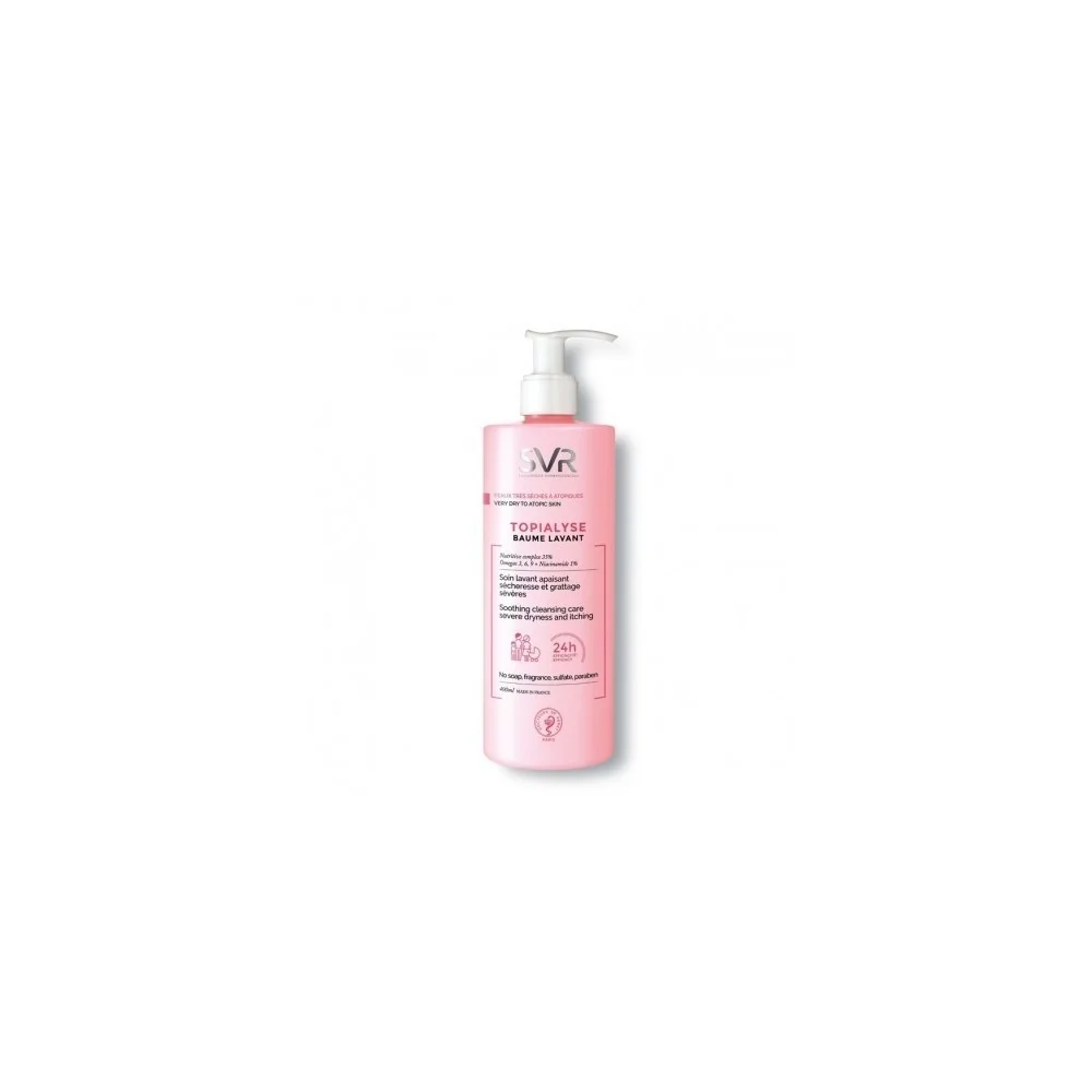 SVR TOPIALYSE BAUME LAVANT APAISANT 400ML pour Beauté