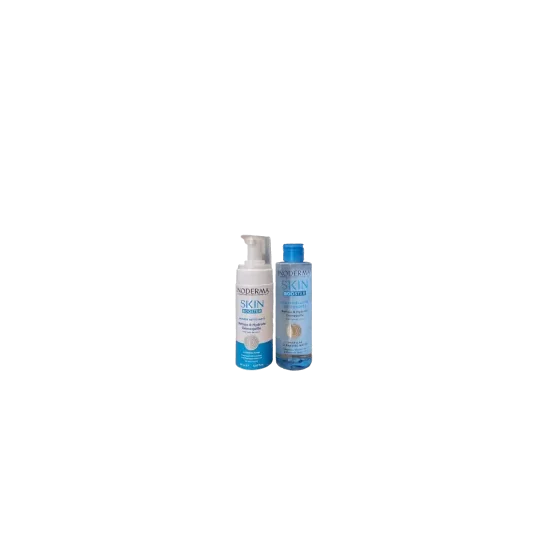 Pack Inoderma Skin Booster mousse nettoyante+ eau micellaire pour B...