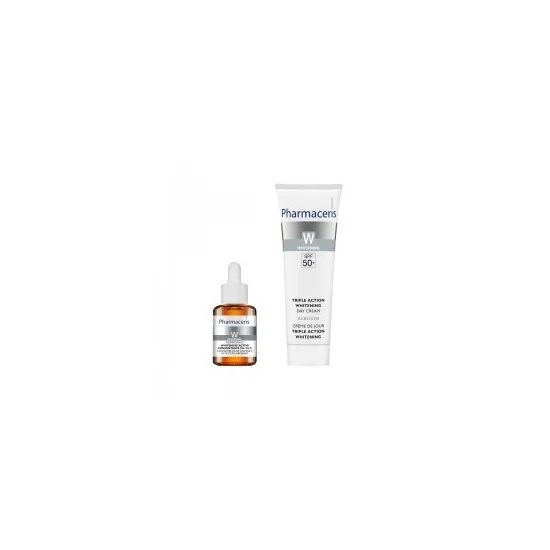 PACK PHARMACERIS Sérum VIT C + Crème de jour Whitening SPF 50+ pour...