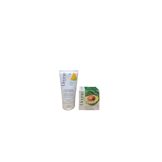 LIRENE PACK GEL NETTOYANT ECLAIRCISSANT + CREME HYDRATANTE VEGAN po...