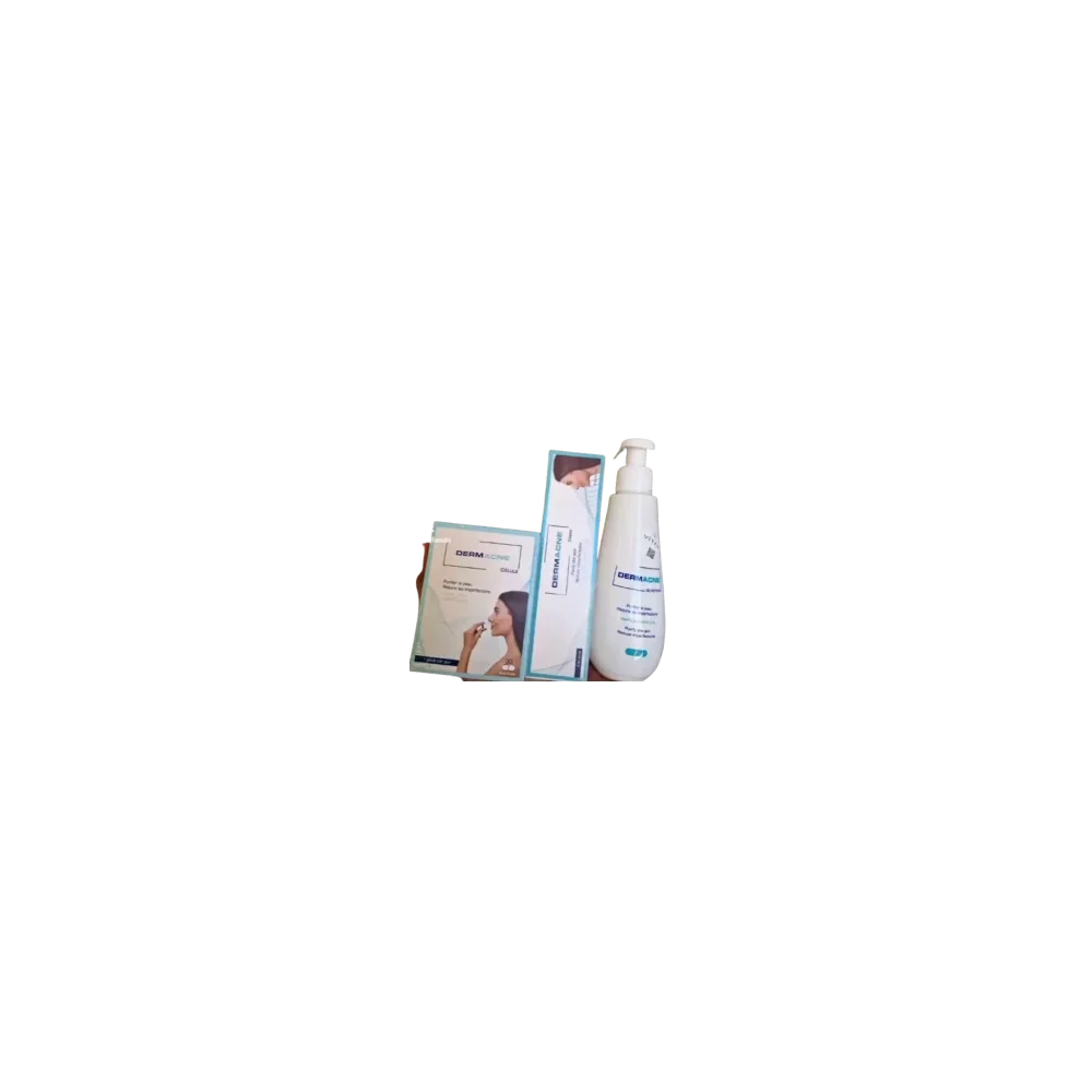 dermacne pack gel nettoyant + creme + gellules pour Beauté