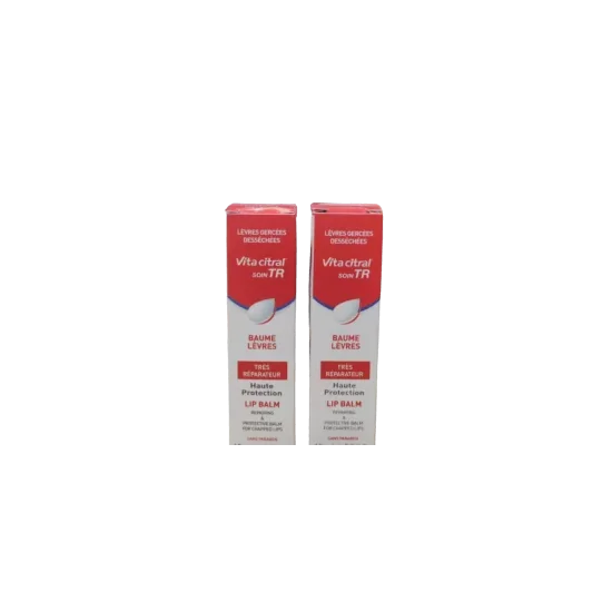 VITA CITRAL Baume Lèvres Très Réparateur 15ML LOT DE 2 pour Beauté