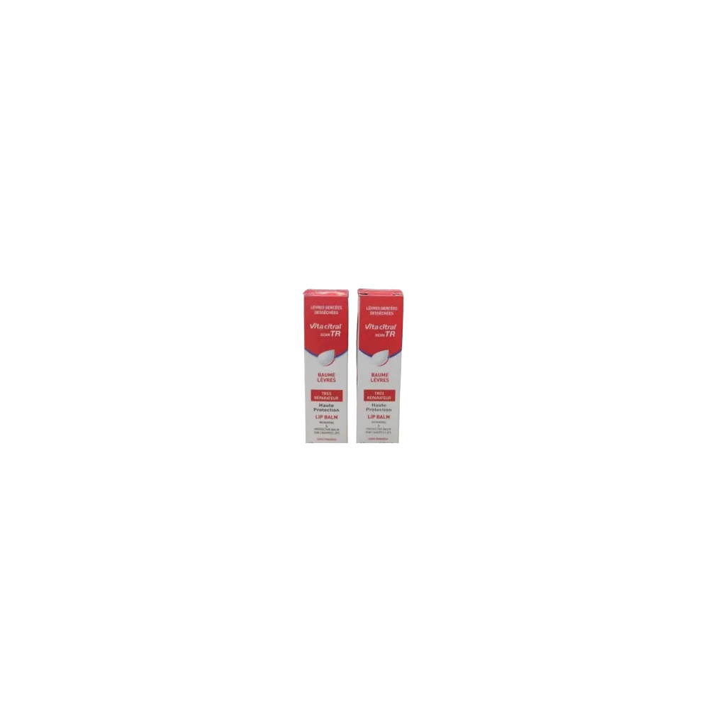 VITA CITRAL Baume Lèvres Très Réparateur 15ML LOT DE 2 pour Beauté