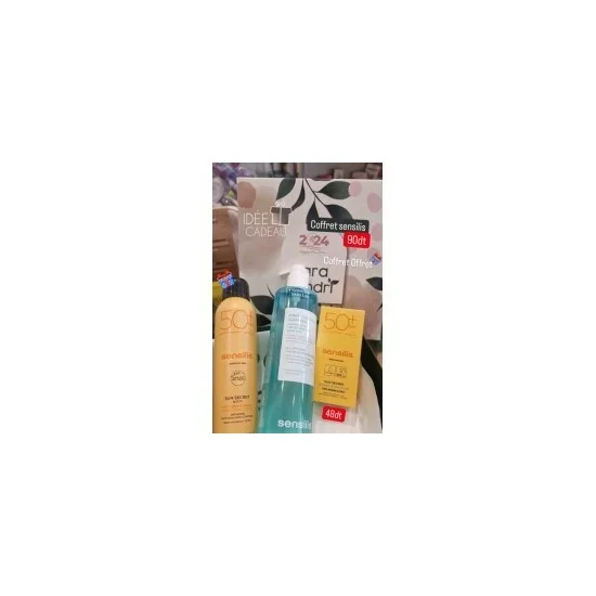 SENSILIS COFFRET ECRAN ULTRA FLUIDE + GEL NETTOYANT + BRUME OFFERTE...