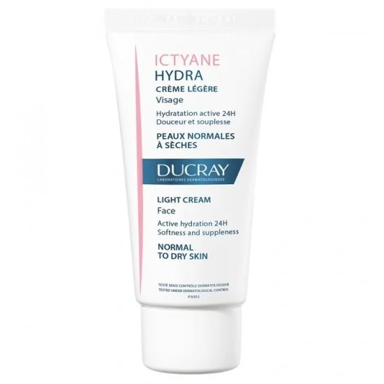 DUCRAY ictyane hydra creme legere peaux normales a seches pour Beauté