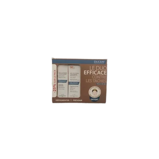 DUCRAY COFFRET MELASCREEN CONCENTRE ANTI TACHE + CREME PROTECTEUR S...