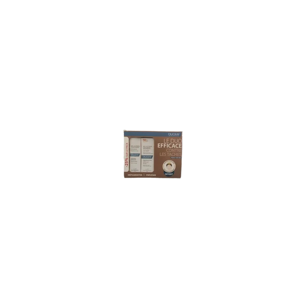 DUCRAY COFFRET MELASCREEN CONCENTRE ANTI TACHE + CREME PROTECTEUR S...