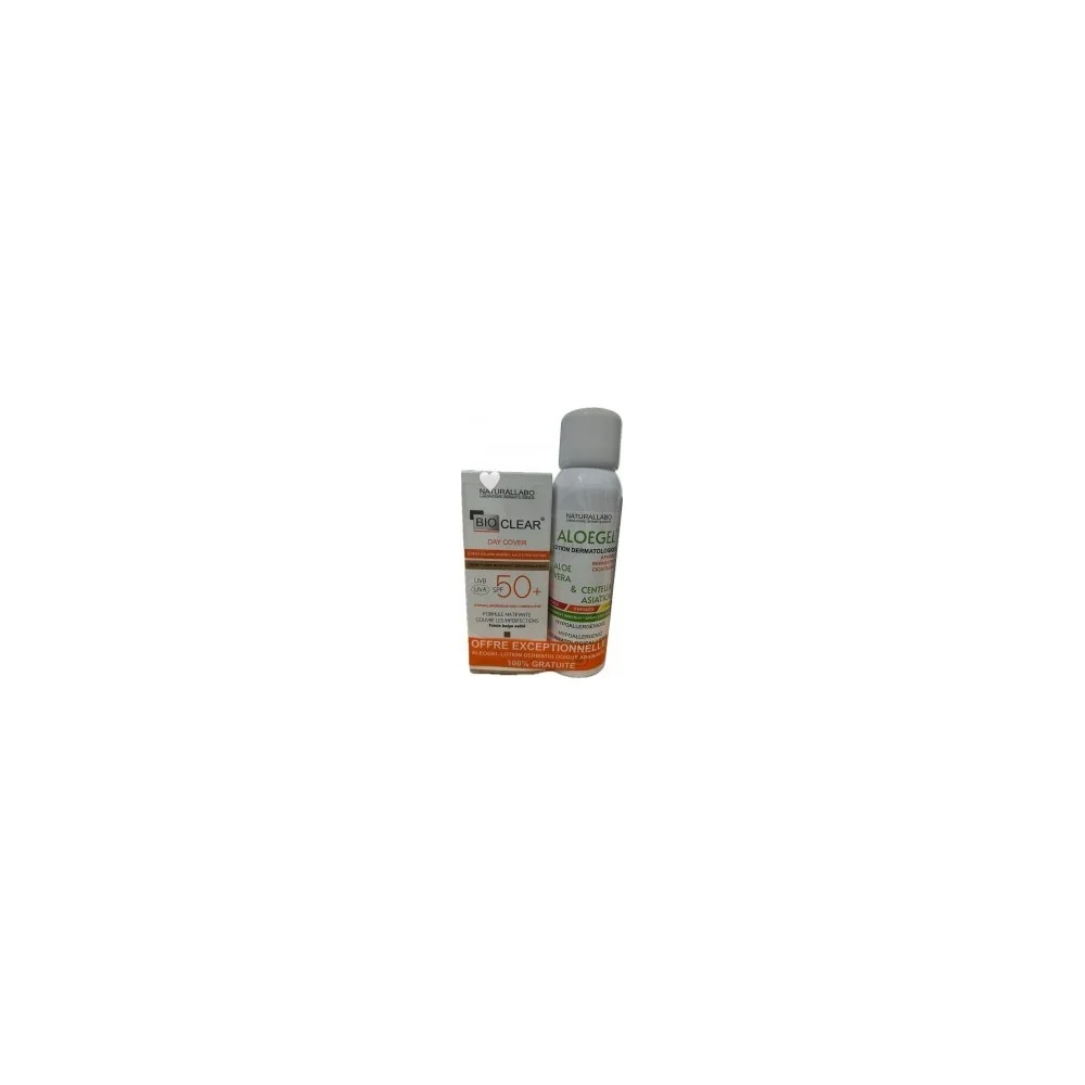 NATURALLABO BIOCLEAR Ecran Solaire Minéral Beige Sablé – 30ml & ALO...