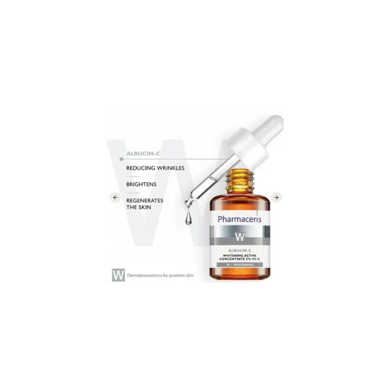 Pharmaceris Albucin-C 5% Vit-C - Sérum vitamine C éclaircissant - 3...