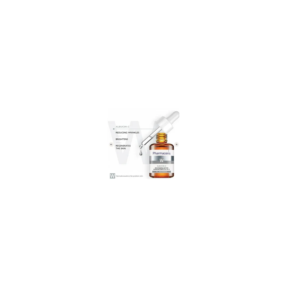 Pharmaceris Albucin-C 5% Vit-C - Sérum vitamine C éclaircissant - 3...