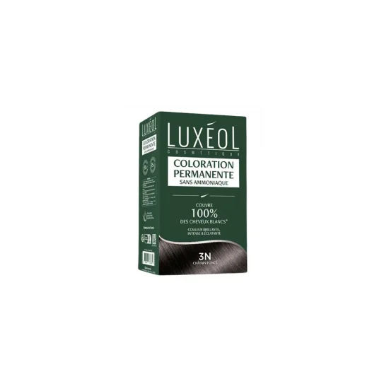 Luxéol Coloration Permanente 3N - Châtain Foncé pour Beauté