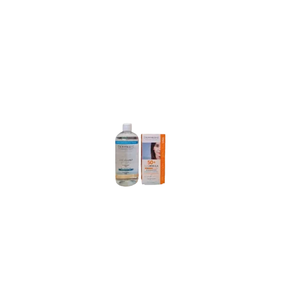 DERMEDIC SUNBRELLA PEAU MIXTE + DERMEDIC HYDRAIN3 EAU MICELLAIRE 50...