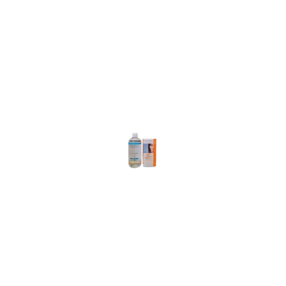 DERMEDIC SUNBRELLA PEAU MIXTE + DERMEDIC HYDRAIN3 EAU MICELLAIRE 50...