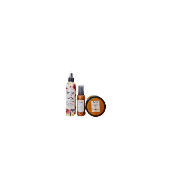 ZYNIA PACK HUILE ET BAUME BRONZANTE PAILLETEE + BRUME PARFUME SUBLI...