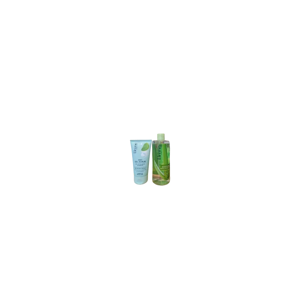 LIRENE PACK GEL NETTOYANT PEAU MIXTE A GRASSE + EAU MICELLAIRE ALEO...
