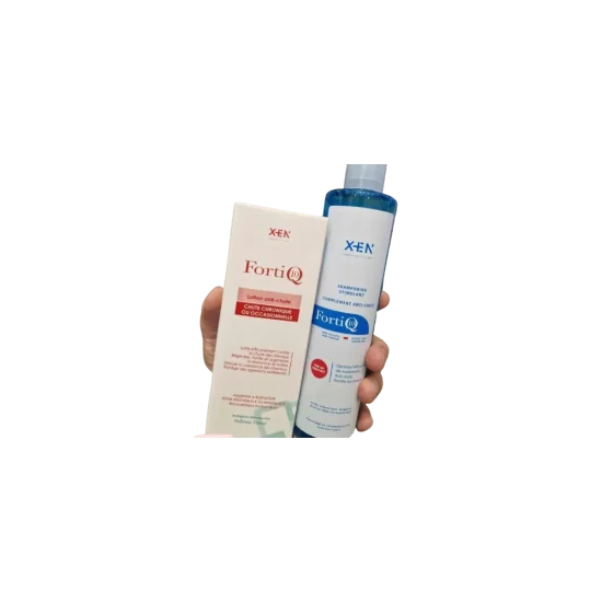 XEN PACK FORTI Q10 SHAMPOING +LOTION ANTI-CHUTE pour Accueil