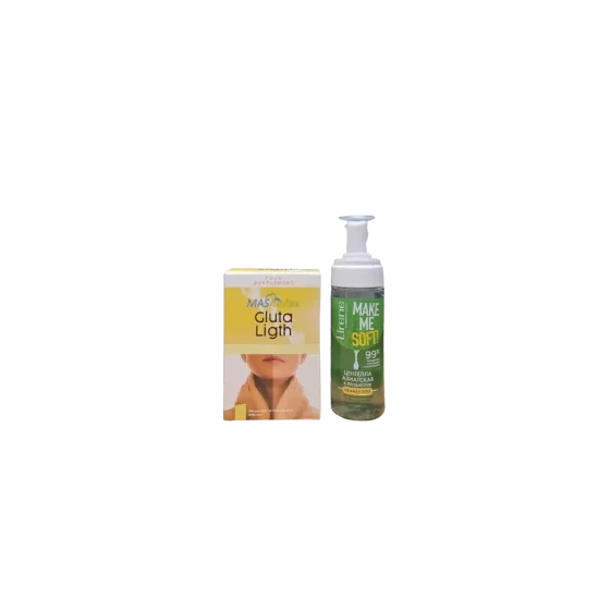 PACK ECLAT LIRENE MOUSSE MAKE ME SOFT+ GLUTA LIGHT pour Nos Promotions