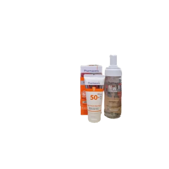 Pharmaceris coffret écran invisible +mousse nettoyante w pour Nos P...