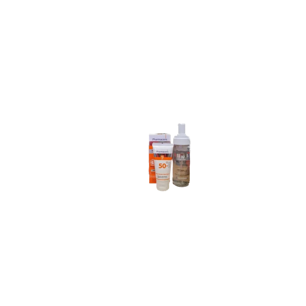 Pharmaceris coffret écran invisible +mousse nettoyante w pour Nos P...
