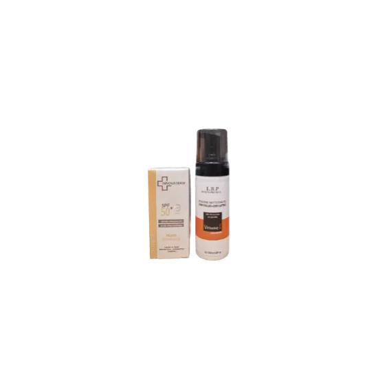 PACK INNOVADERM Fond De Teint Minéral Sand 02 + LRP MOUSSE NETTOYAN...