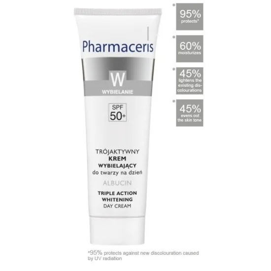 Pharmaceris W Albucin crème de jour SPF50+ 30ML pour Beauté