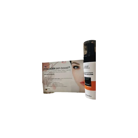 PACK COLLAGEN BOOST + LRP MOUSSE NETOYANTE VIT C pour Nos Promotions