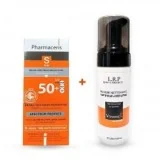 PACK PHARMACERIS ECRAN INVISIBLE + LRP MOUSSE NETTOYANTE VIT C pour...