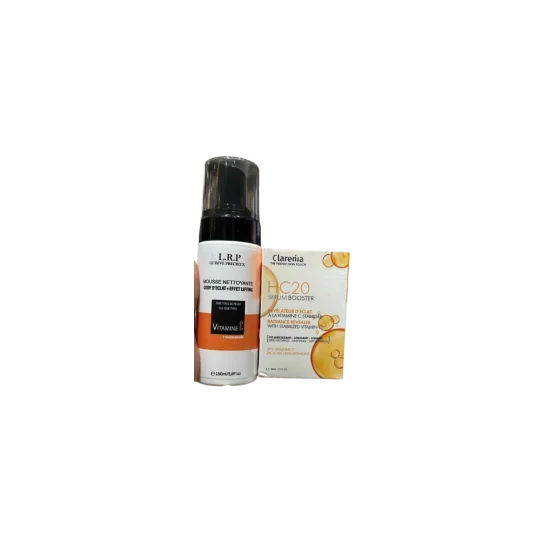 PACK CLARENIA SERUM VIT C + LRP MOUSSE NETTOYANTE VIT C pour Nos Pr...