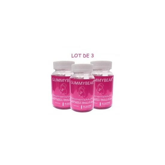 GUMMYBEAR WOMEN'S MULTI LOT DE 3 pour Nos Promotions