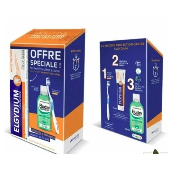 ELGYDIUM PACK ROUTINE PROTECTION CARIES - MEDIUM pour Femmes