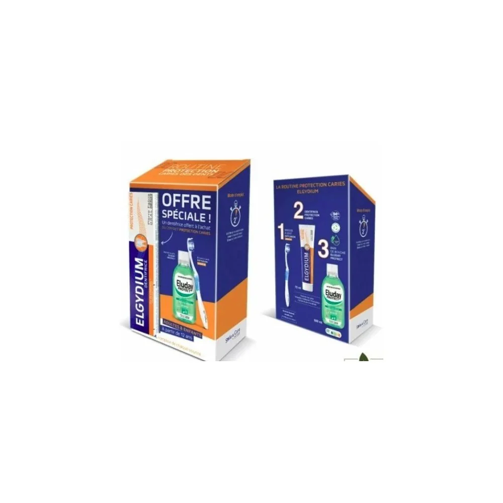 ELGYDIUM PACK ROUTINE PROTECTION CARIES - MEDIUM pour Femmes