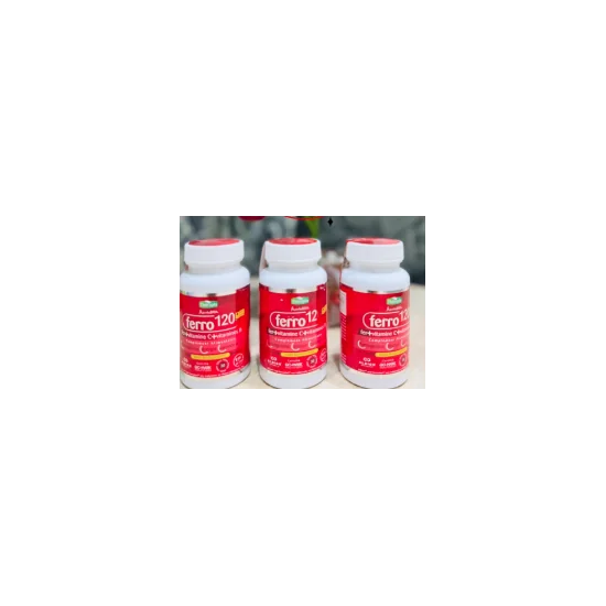 PACK 3 BOITES FERRO 120 COMPLEMENTS ALIMENTAIRES FER + VIT C +B pou...